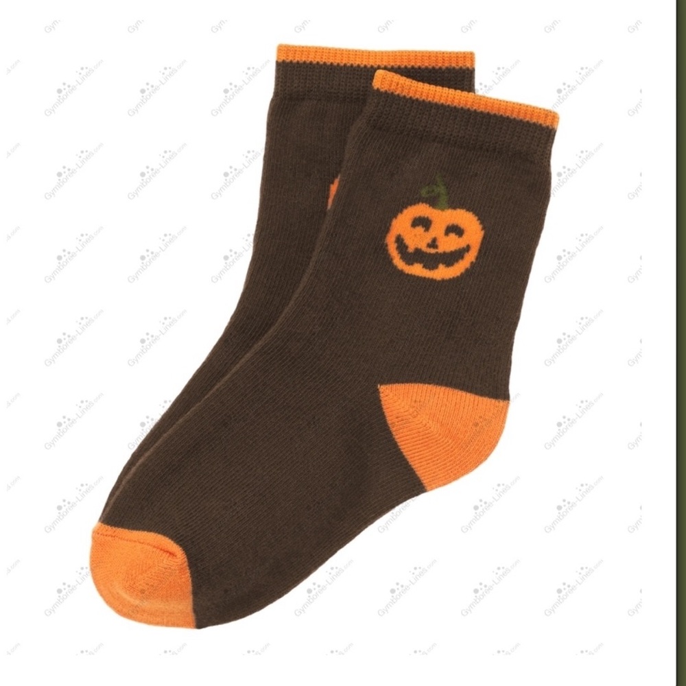 Janie and Jack Jack O’Lantern Socks